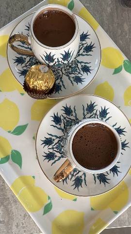 Turkish Coffee with Chocolate
nice drinking coffee